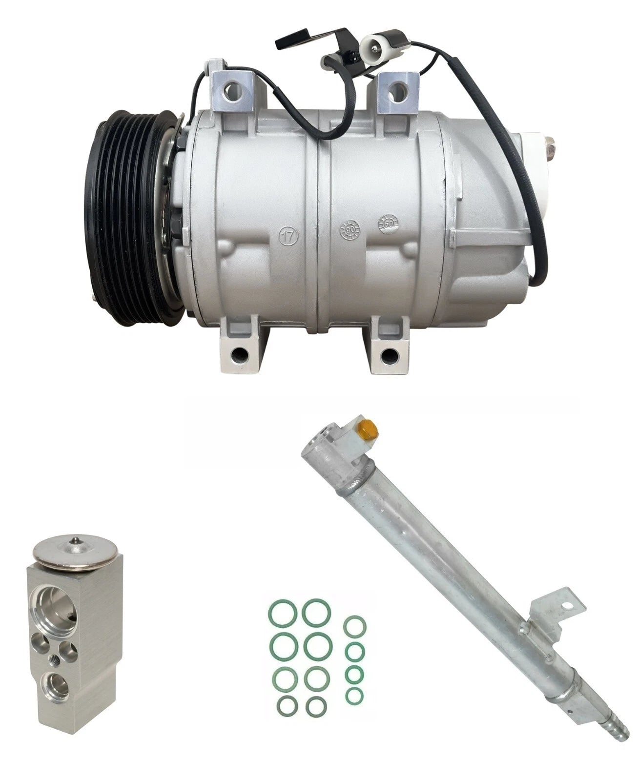 AC Compressor Kit Replacement for Volvo S60 2.4L 2.5L Turbo (2006–2009)
