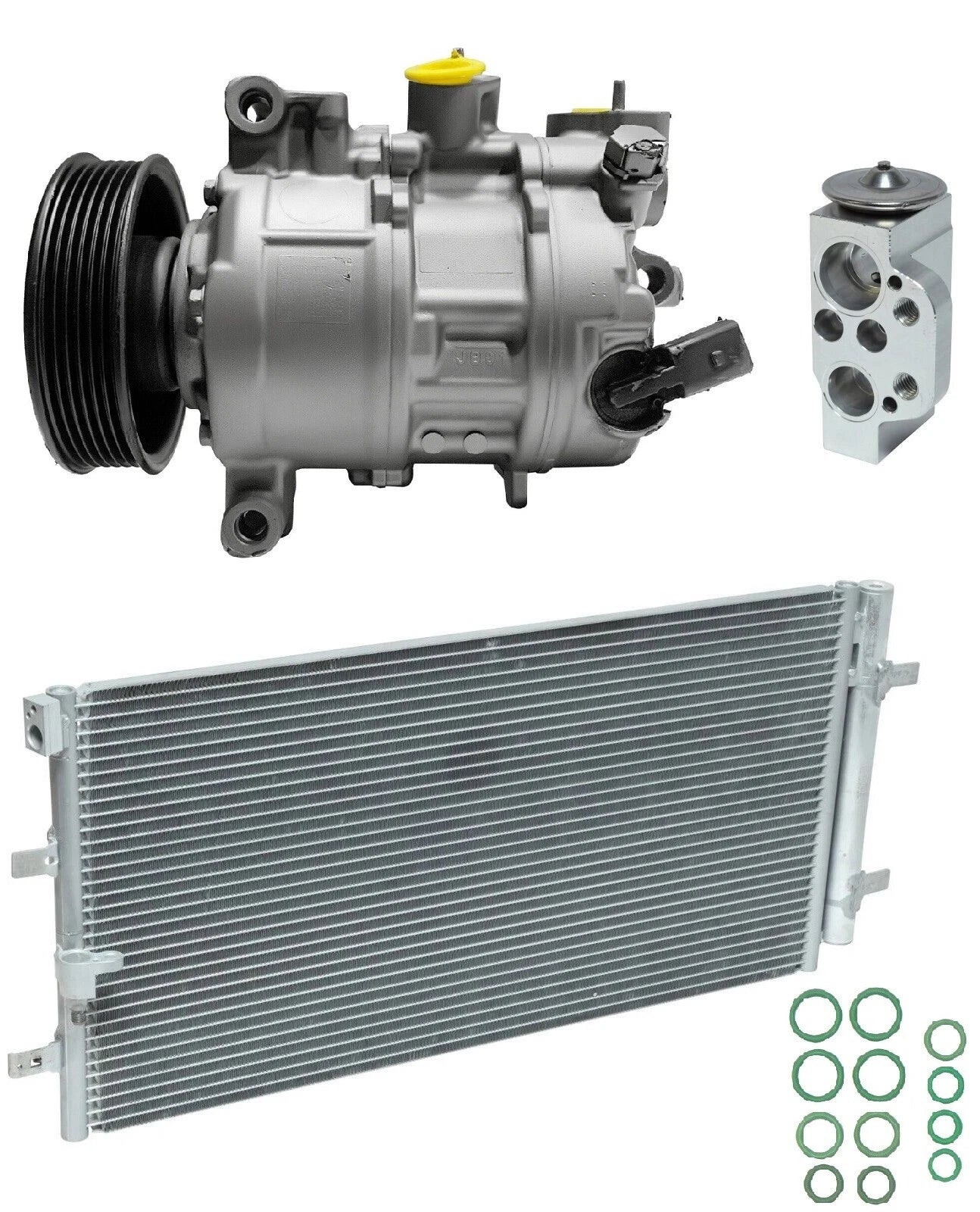 A C Compressor Kit With Condenser for Audi A6 Quattro 2.0L (2017–2017)