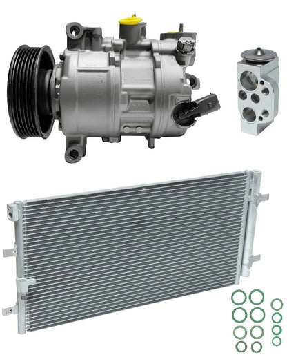 A C Compressor Kit With Condenser for Audi A6 Quattro 2.0L (2017–2017)