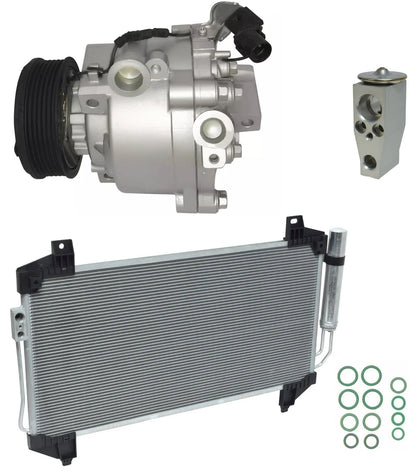 AC Compressor Kit w Condenser Replacement for Mitsubishi Outlander (2019–2019)