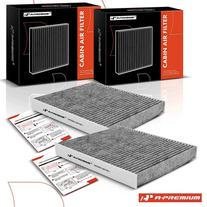 2X Activated Carbon Cabin Air Filter for Porsche Panamera (2010–2016)