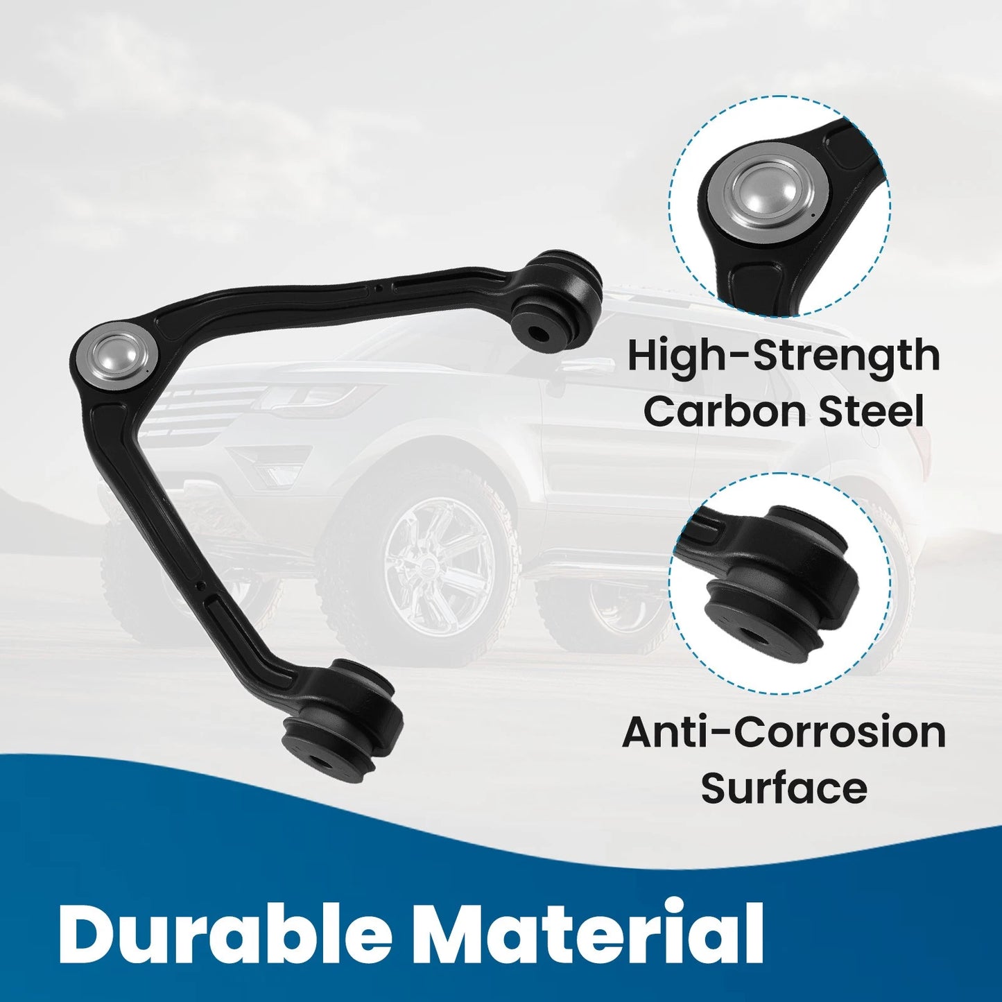 Front Upper Control Arm with Ball Joint for Chevrolet Express 1500 2500 (2003–2014)