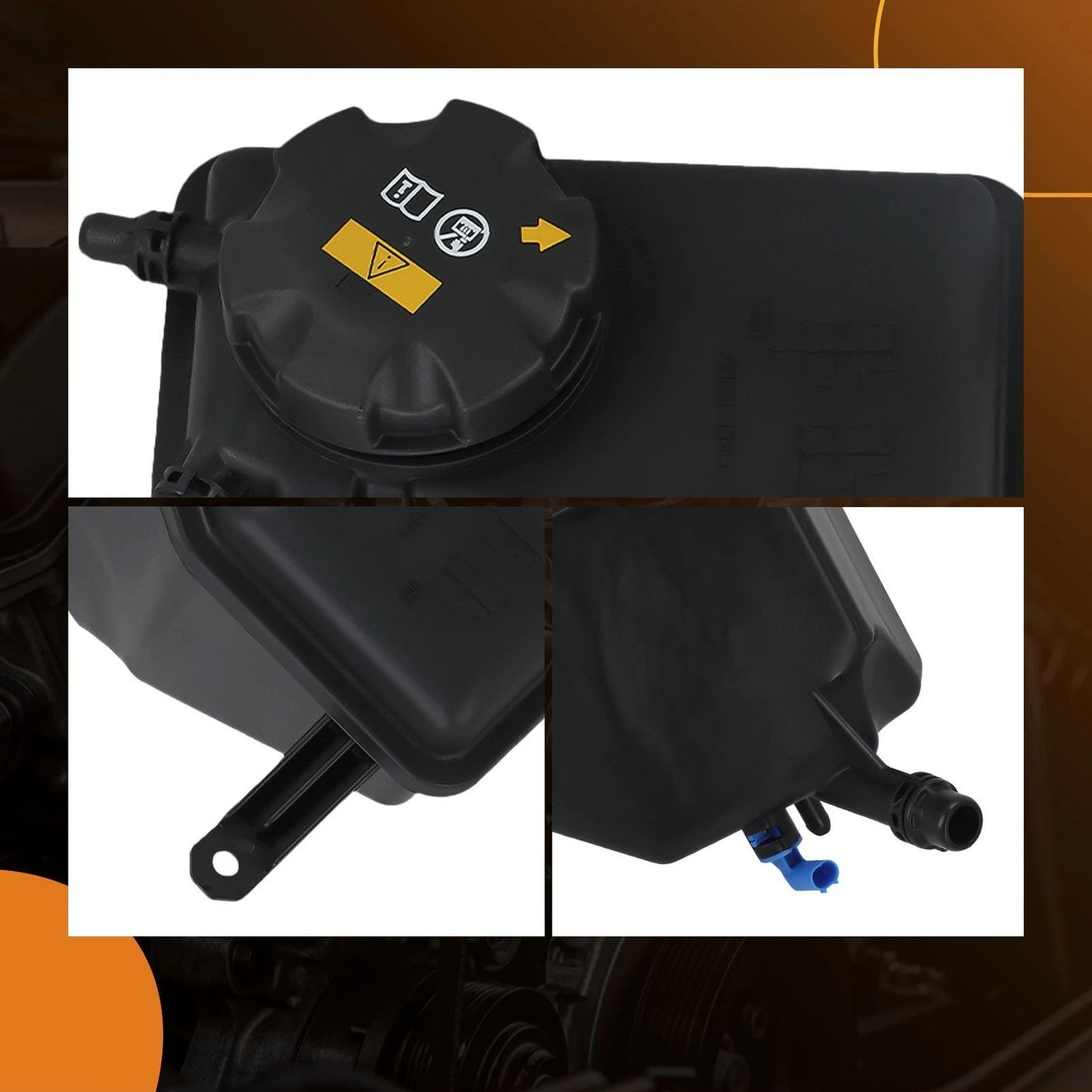 Coolant Reservoir for BMW 525i E61 (2004–2005) Pressurized