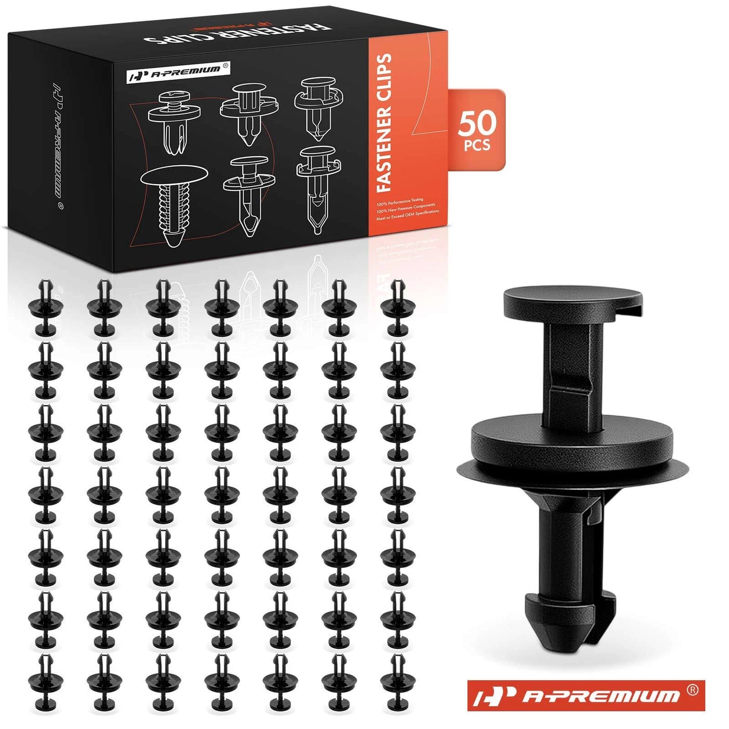 50x Nylon Air Dam Deflector Clips for Chevy Silverado