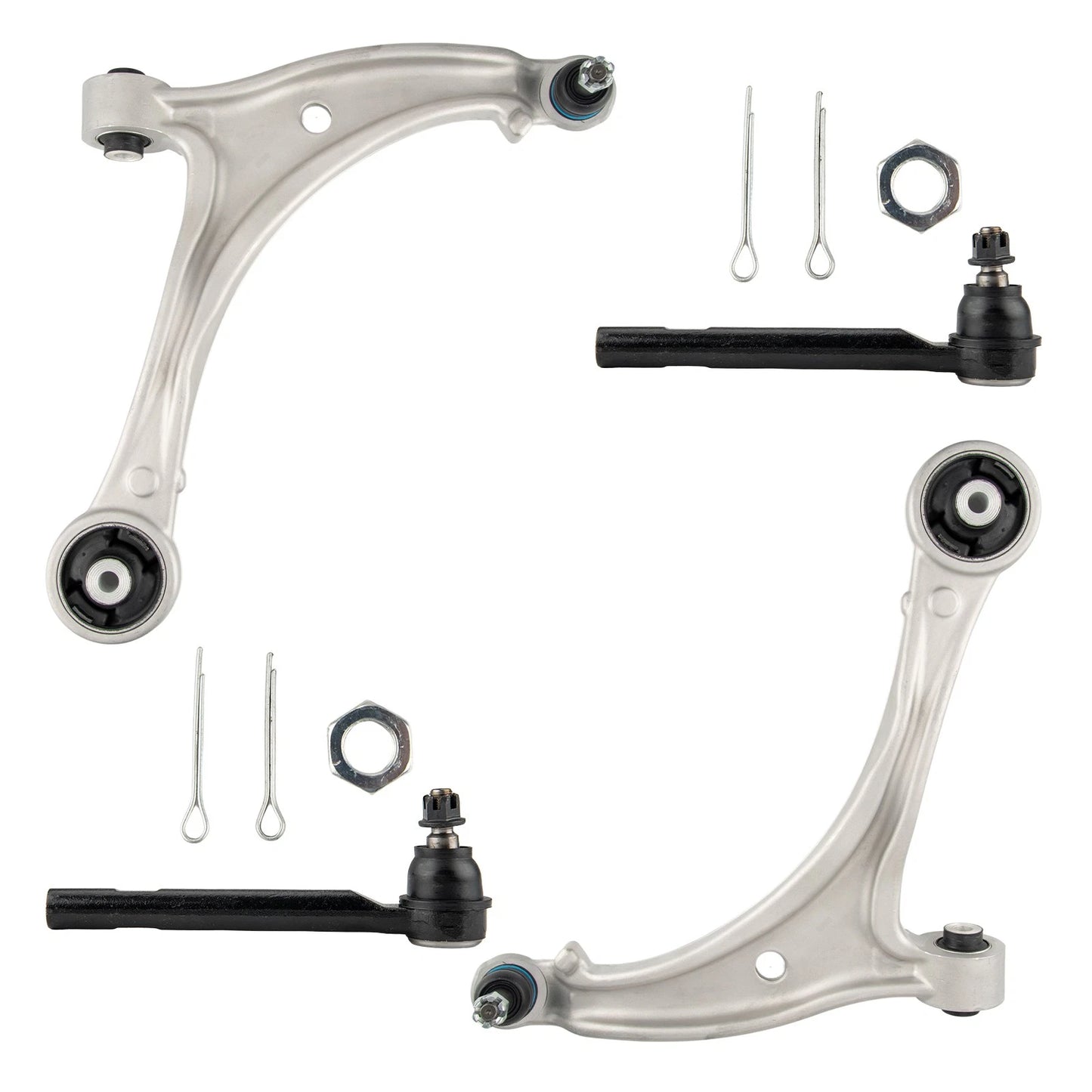 Front Lower Control Arms and Tie Rods for Honda Odyssey (2005–2010) 4PC