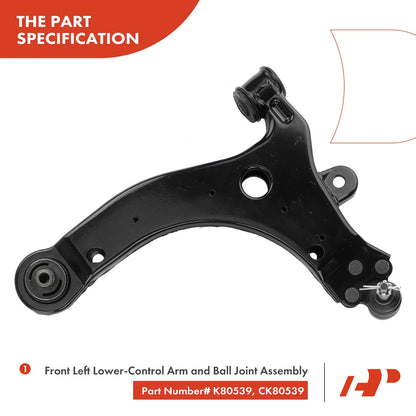 10x Front Control Arm Sway Bar Link Tie Rod End for Chevy Impala (2006–2013)