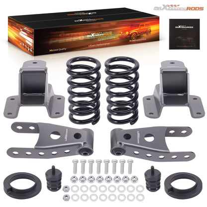 Front 2 in / Rear 4 in Lowering Kit for Dodge Ram 1500 2WD (1994–1999)
