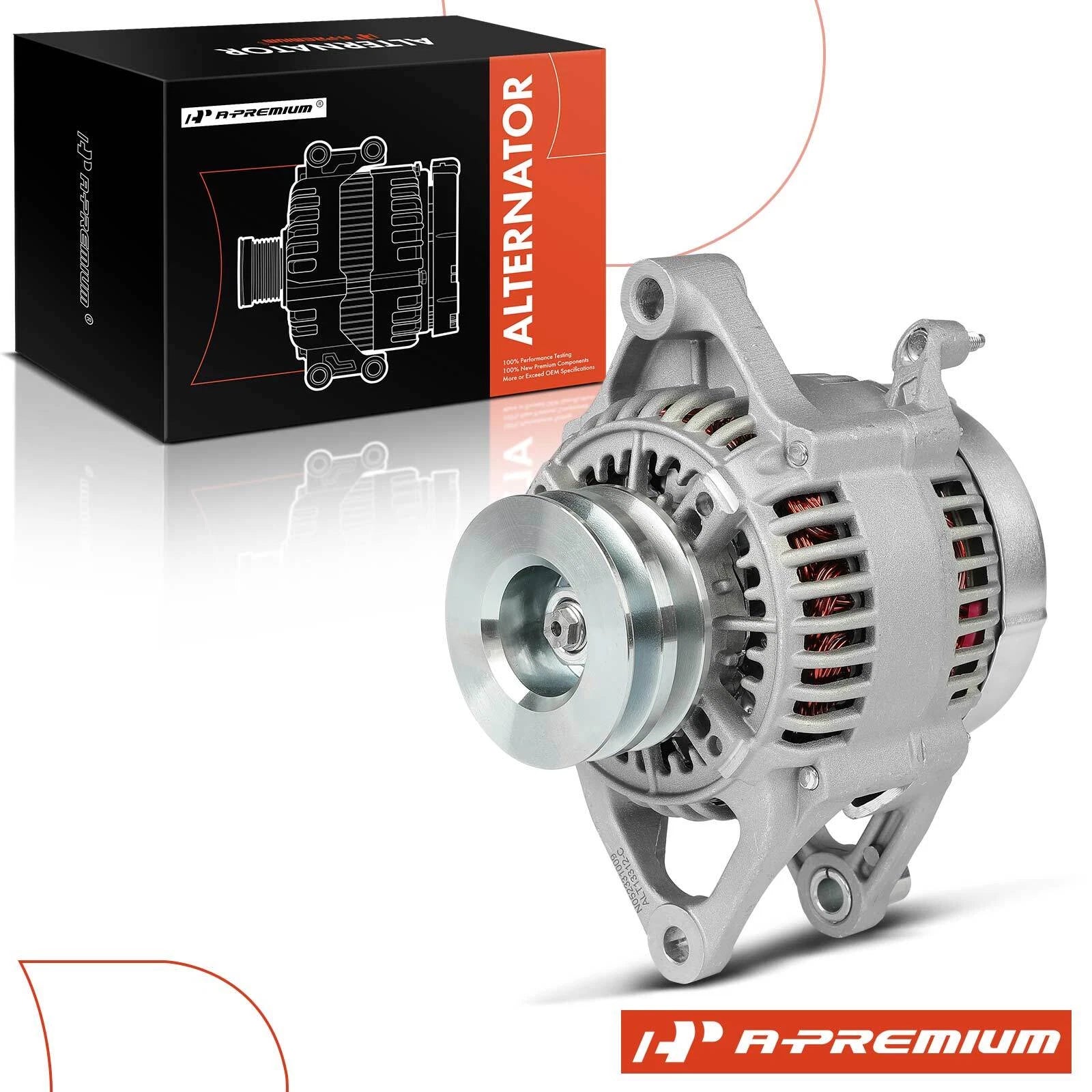 Alternator for Dodge Ramcharger Dakota (1990–1991) 90A 2-Groove Pulley