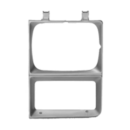 Replacement Silver Driver Side Head Light Door w/Single Driver Side Head Light