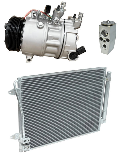 AC Compressor Kit With Condenser for Volkswagen Passat 3.6L (2016–2019)