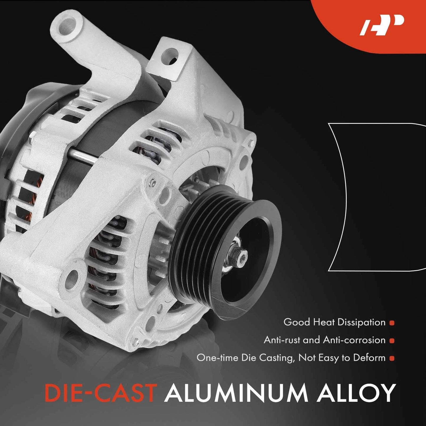 Alternator for Buick Park Avenue (2004–2005) 3.8L 140A 6-Groove