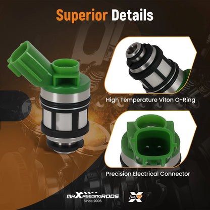 Fuel Injectors Kit for Nissan Xterra Frontier (2000–2004) 2.4L