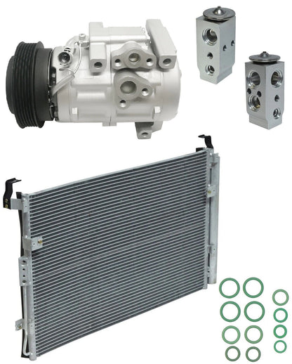 A C Compressor Kit With Condenser for Hyundai Entourage 3.8L (2008–2008)