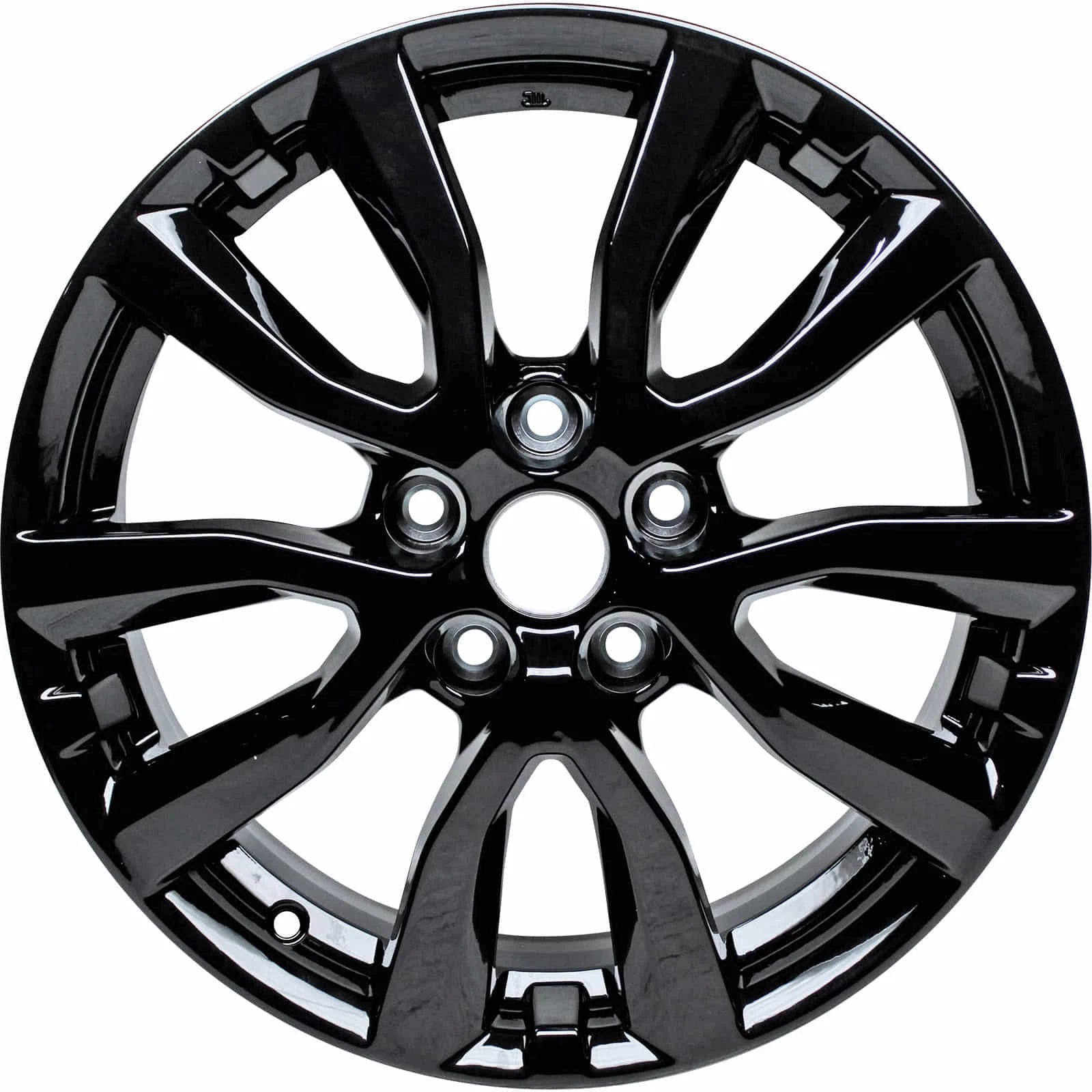 New 17 x 7 Black Alloy Wheel Rim for 2017-2020 Nissan Rogue Midnight 62746