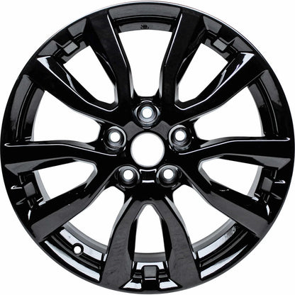 New 17 x 7 Black Alloy Wheel Rim for 2017-2020 Nissan Rogue Midnight 62746
