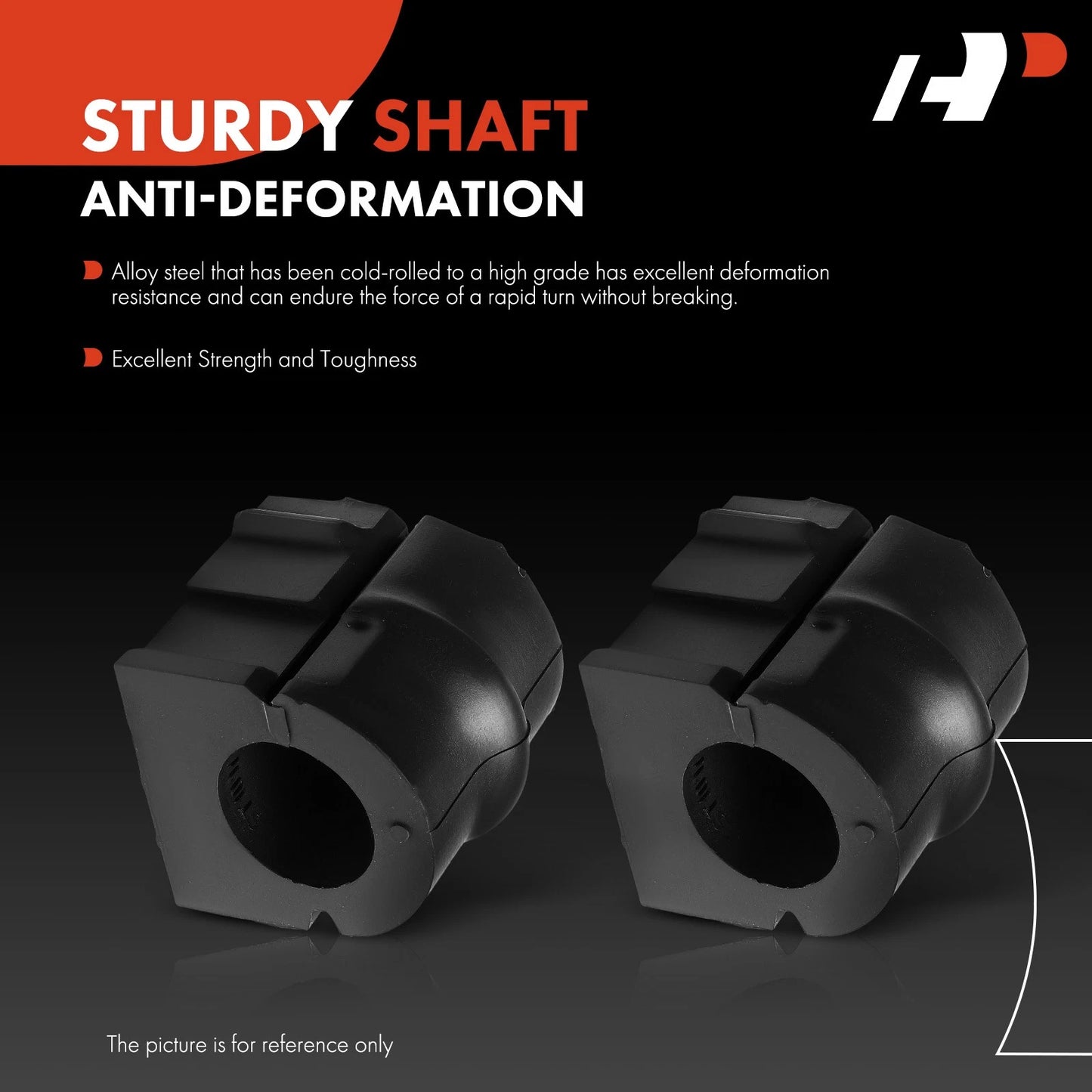 2X Front Sway Bar Bushing Kit for Chevy Malibu Pontiac Saturn (2008–2012)