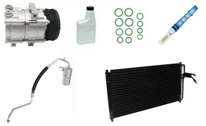 AC Compressor Kit with Condenser for Toyota Land Cruiser 80 (1989–1998)