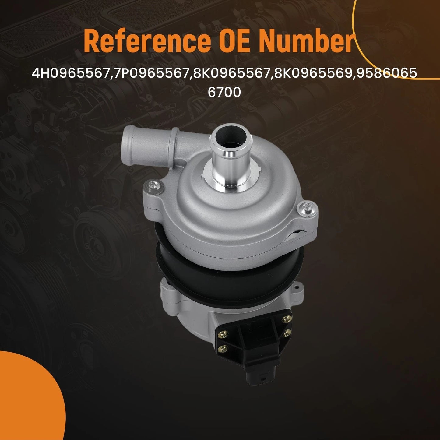 Cooling System Water Pump for Audi A6 A7 A8 Q7 (2012–2019)