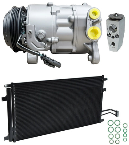 A C Compressor Kit With Condenser Replacement for Sierra 1500 LTD 5.3L (2019–2019)