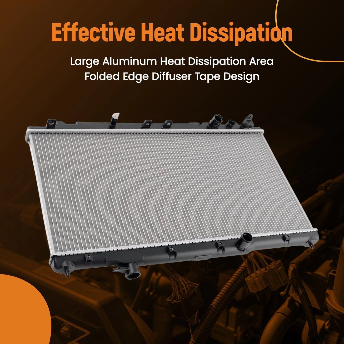 Cooling Radiator for Acura TLX 3.5L 2015–2020 (2015-2020)