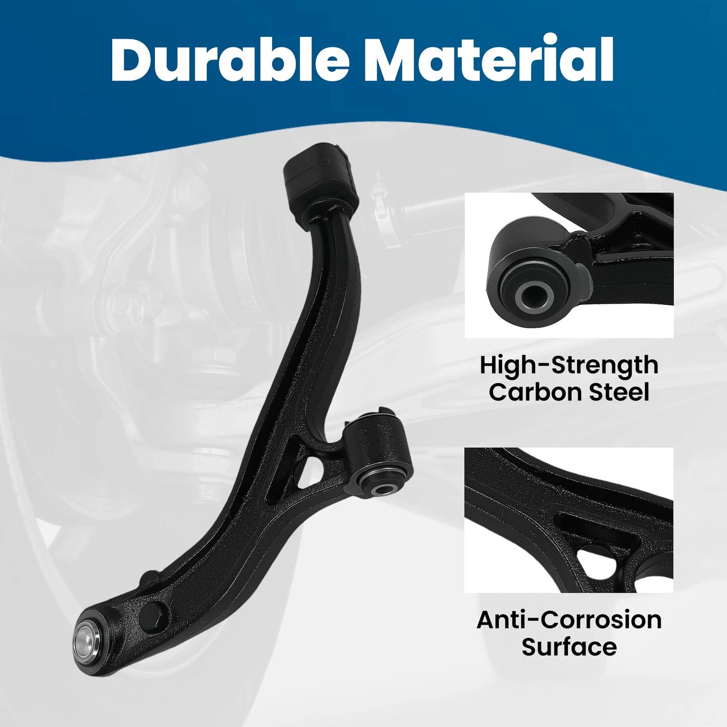 Front Lower Driver Control Arm w/ Ball Joint for Chrysler Voyager (2001–2003)