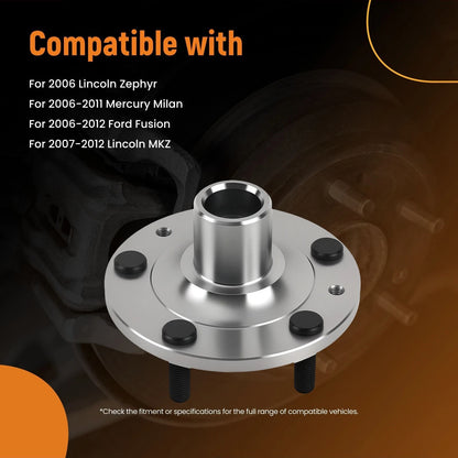Front Wheel Hub Unit for Ford Fusion Lincoln MKZ Mercury Milan (2006–2012)