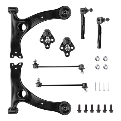 Front Suspension Ball Joints and Tie Rods for Toyota Corolla (2003–2008)