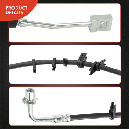 2X Front Brake Hydraulic Hose for Chevy C4500 GMC C5500 (2003–2009)