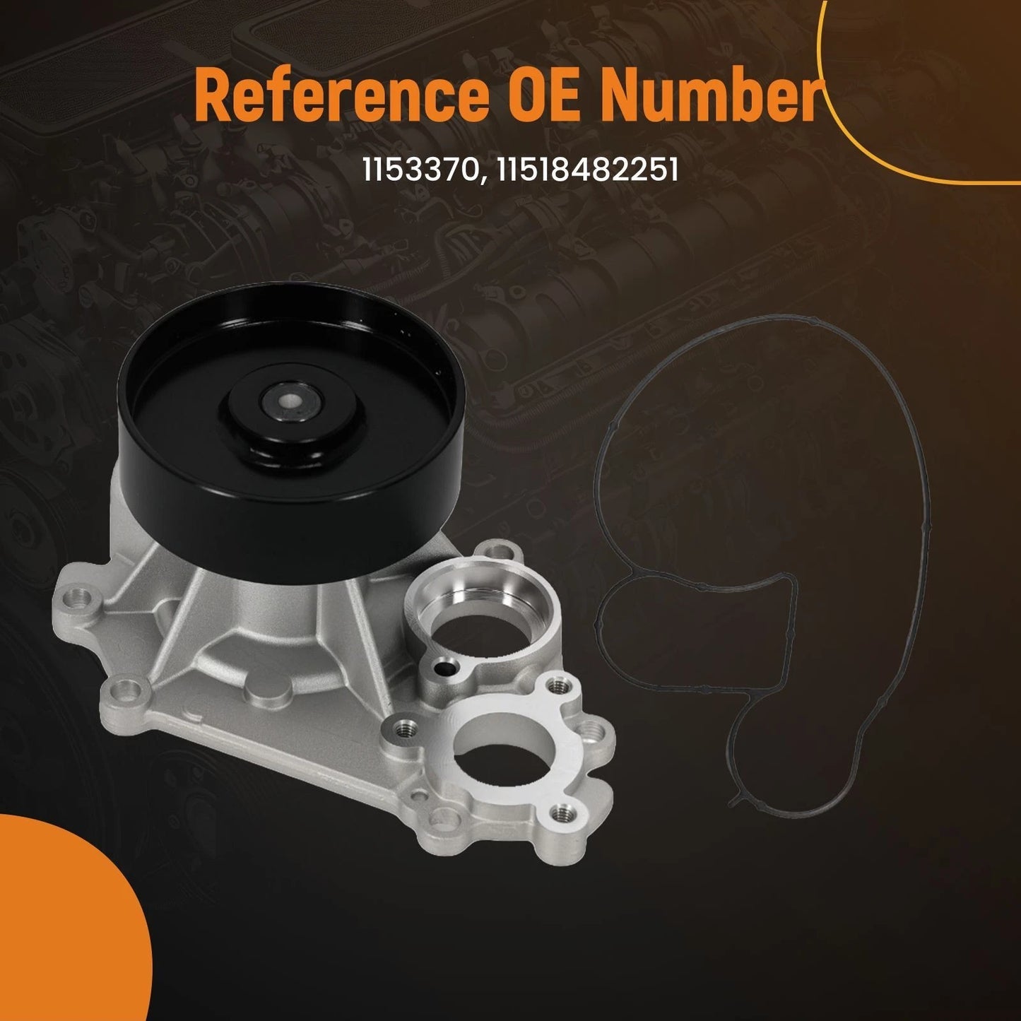 Engine Water Pump for BMW M2 F87 3.0L L6 Turbocharged (2023–2024)