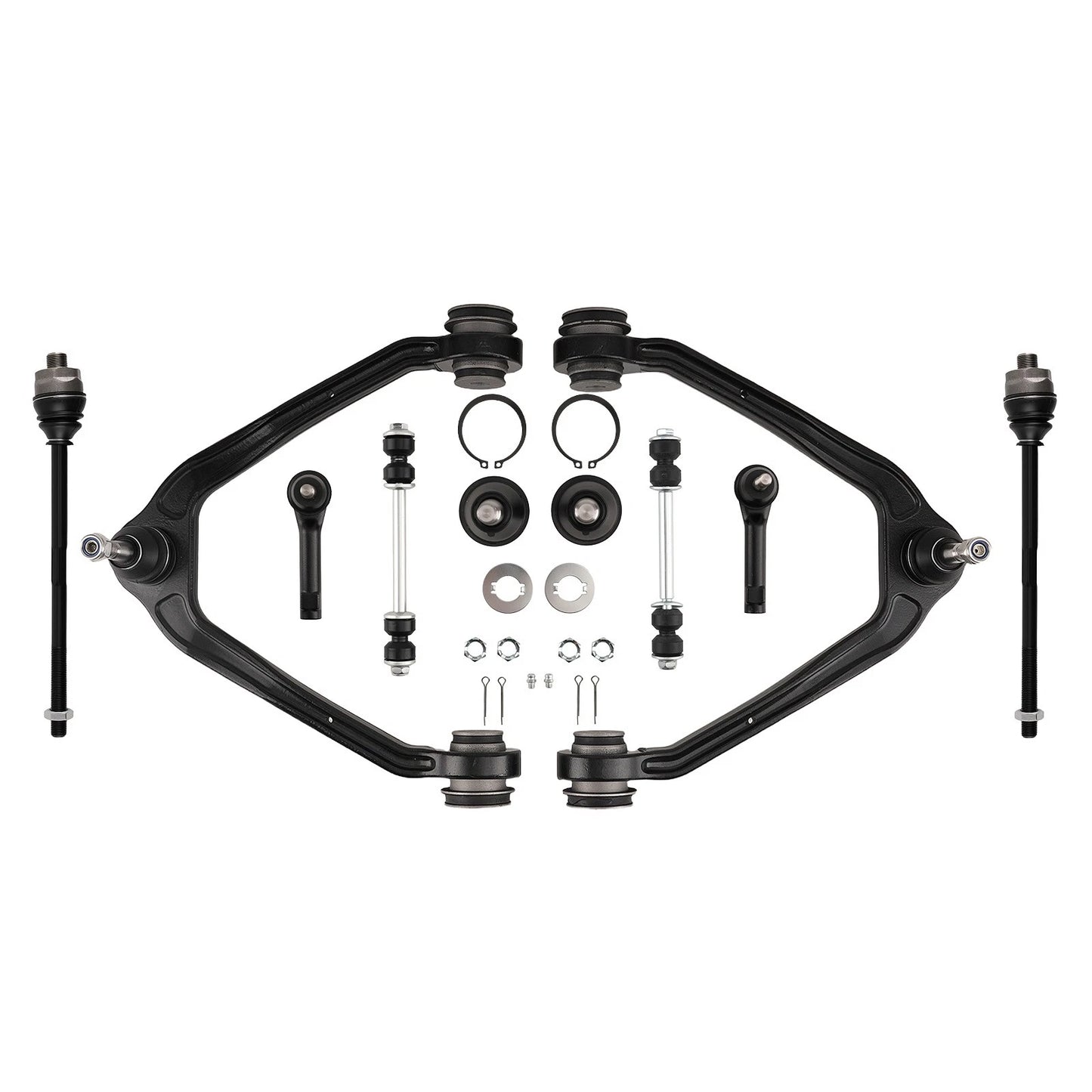 10x Front Upper Control Arms & Tie Rods for Chevy Silverado 1500 Tahoe (1999–2006)