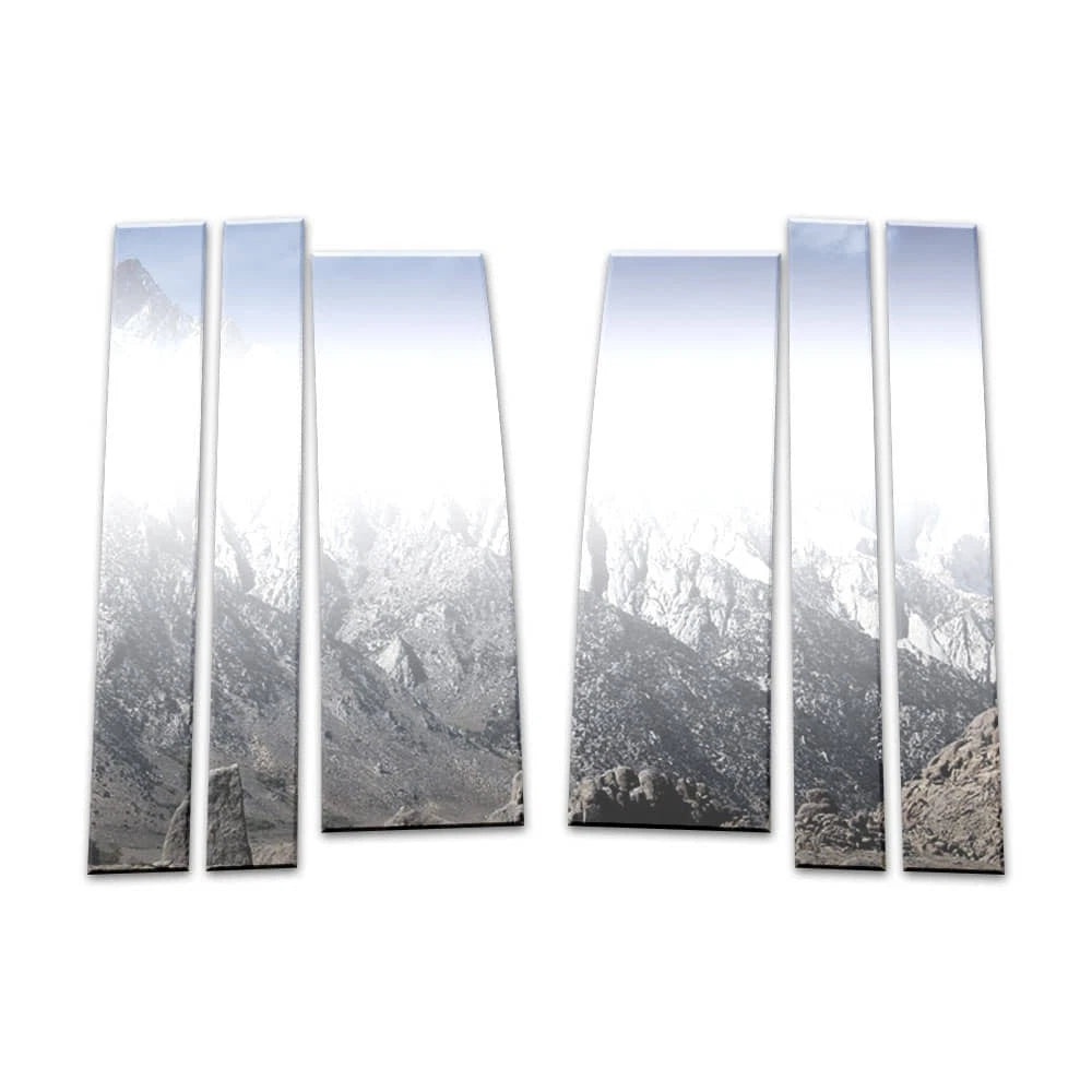 6Pc Chrome Pillar Post Covers for Volkswagen Routan (2009–2019)