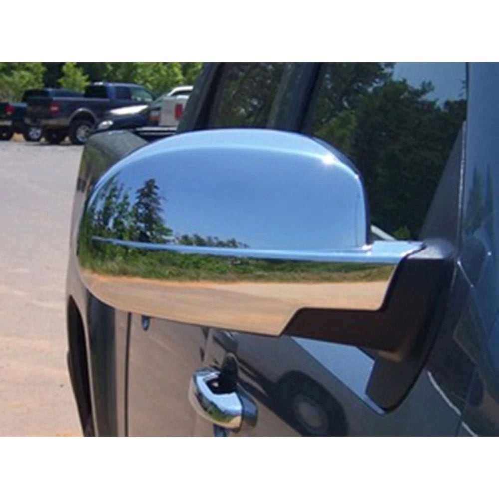 Chrome Side Mirror Covers Full Replacement for 2007-2012 Chevy Suburban
