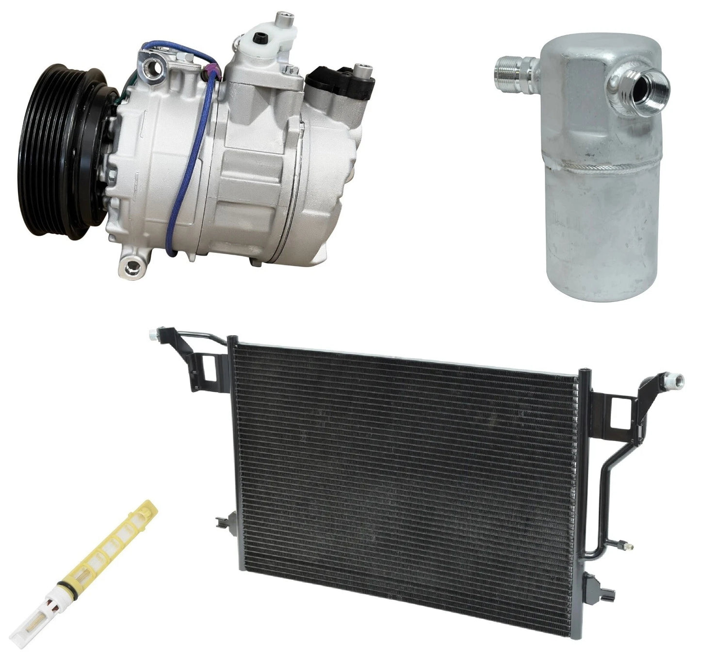 AC Compressor Kit With Condenser for Audi A6 Quattro 4.2L (2001–2004)