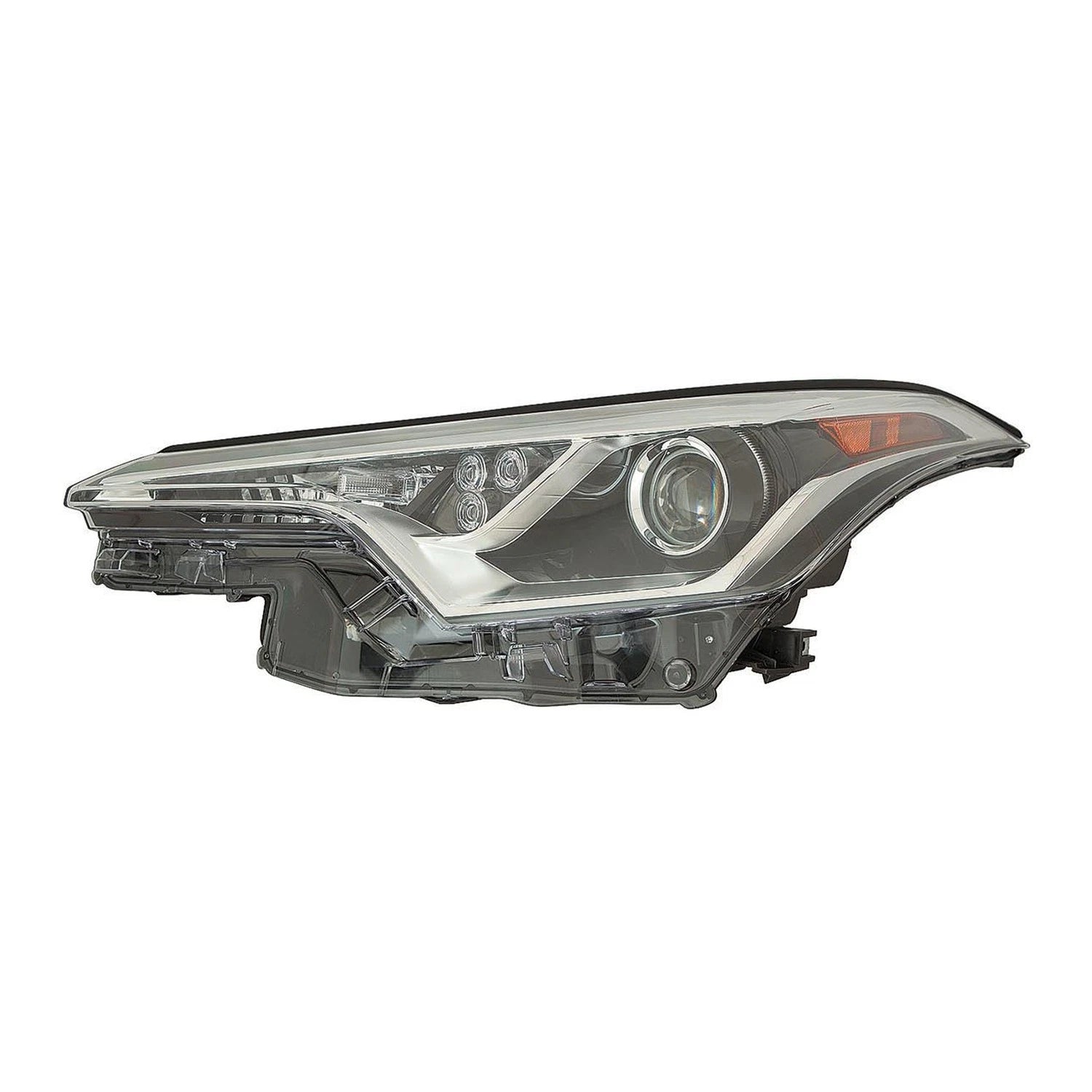 Replacement Driver Halogen Headlight Lens Housing w/LED Daytime Running Lamp