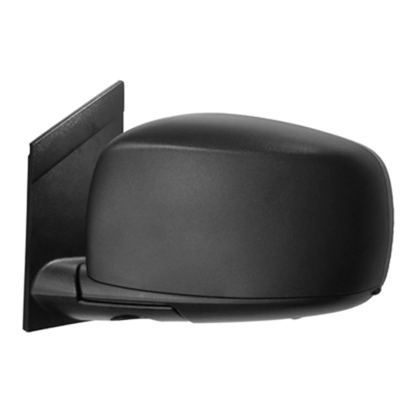 Replacement Black Ready to Paint Driver Side Power Door Mirror w/Heated Glass