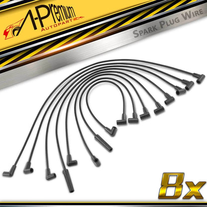 8x Spark Plug Wire Set for Chevrolet Malibu (1978–1979)