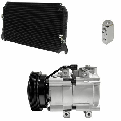 A C Compressor Kit With Condenser for Hyundai Sonata 2.7L (2004–2005)