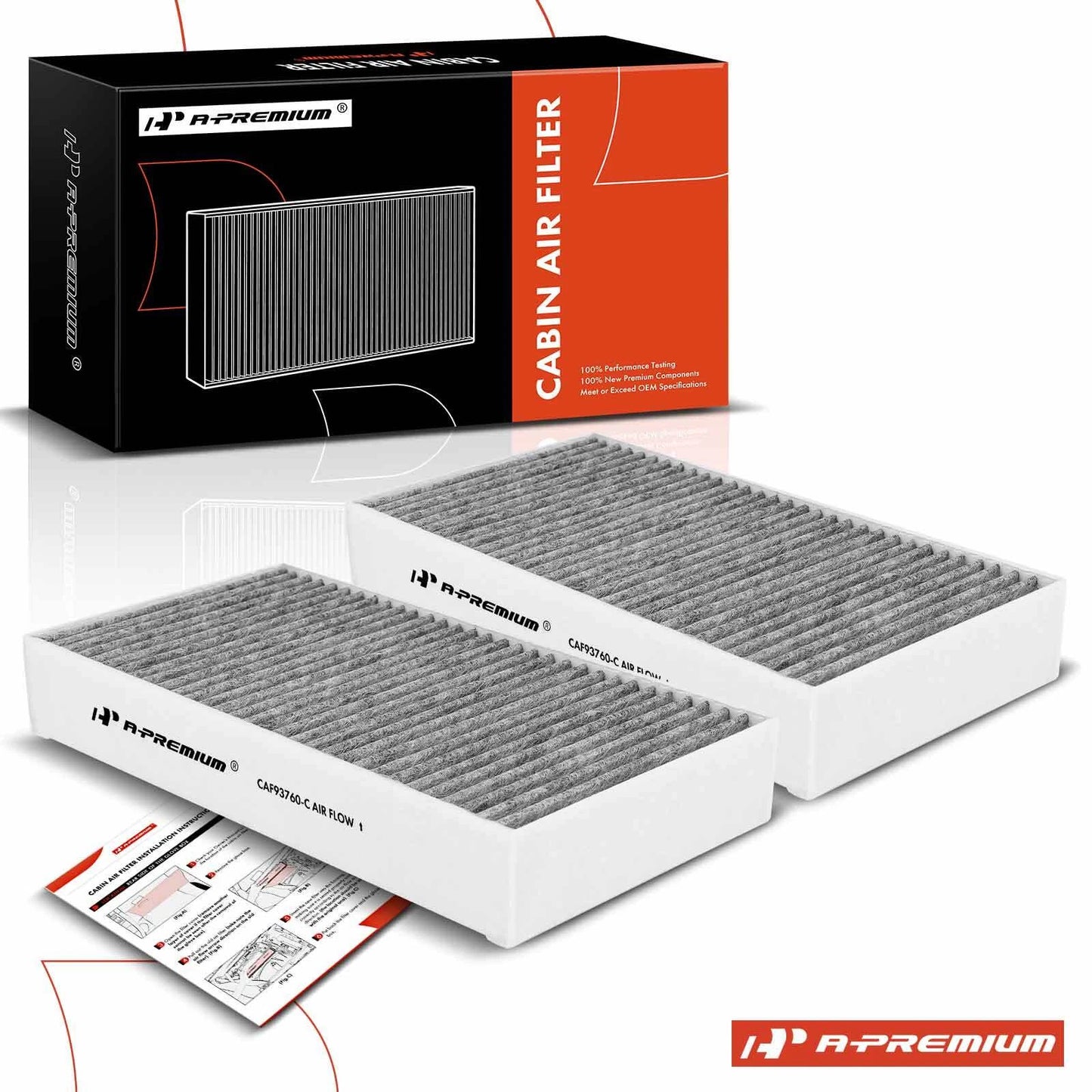 2X Activated Carbon Cabin Air Filter for Mercedes-Benz GL320 ML63 AMG (2007–2012)