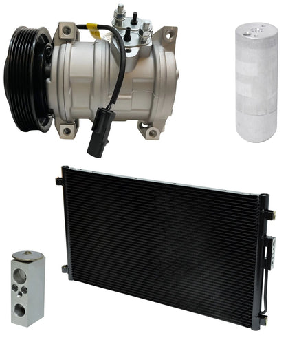 AC Compressor Kit With Condenser for Chrysler Voyager 2.4L (2001–2001)