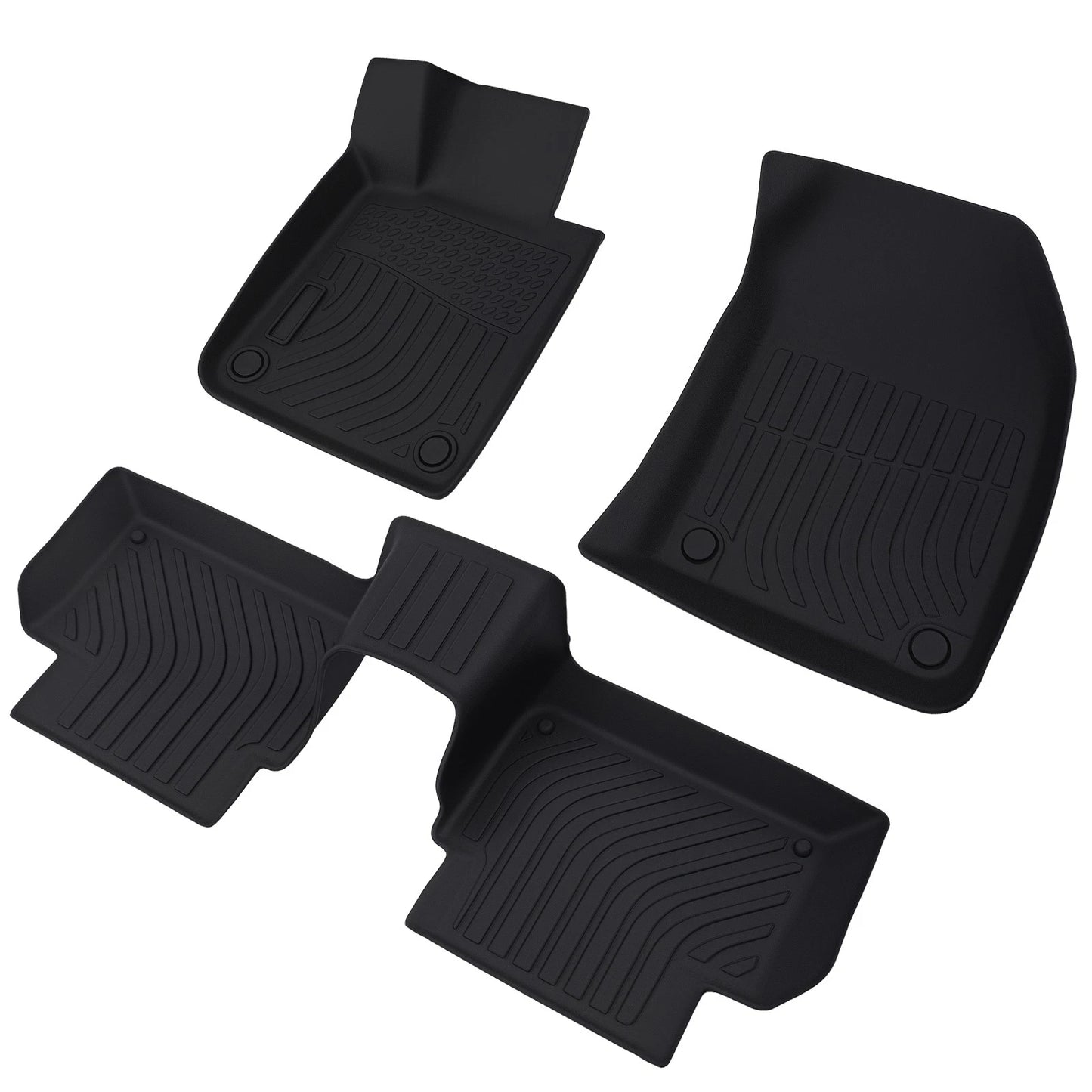 All-Weather Floor Mat Set for Volvo S60 (2019–2025) TPE Rubber Waterproof