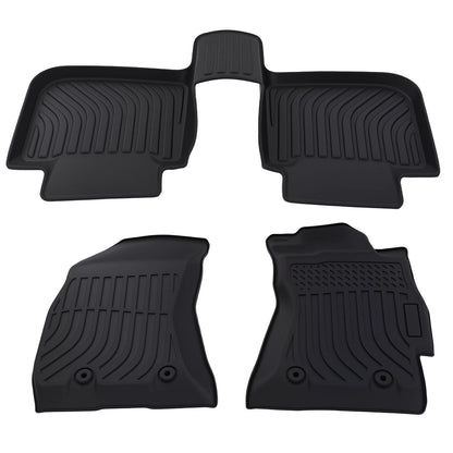 Anti-Slip Floor Mats for Subaru Outback (2015–2019) Black Rubber