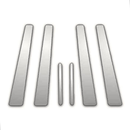 6Pc Chrome Pillar Post Covers Replacement for Nissan Versa (2007–2011)