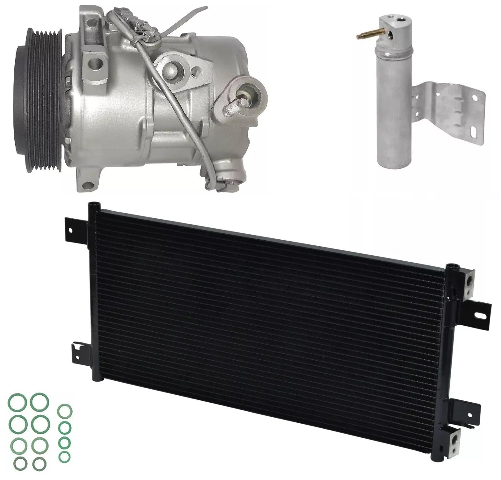 AC Compressor Kit With Condenser for Dodge Caliber 1.8L (2009–2012)