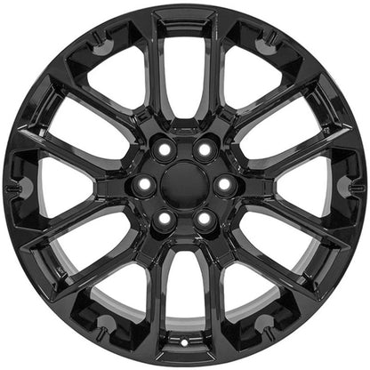 22 Inch Gloss Black Wheel Replacement for 2003–2014 GMC Savana 1500