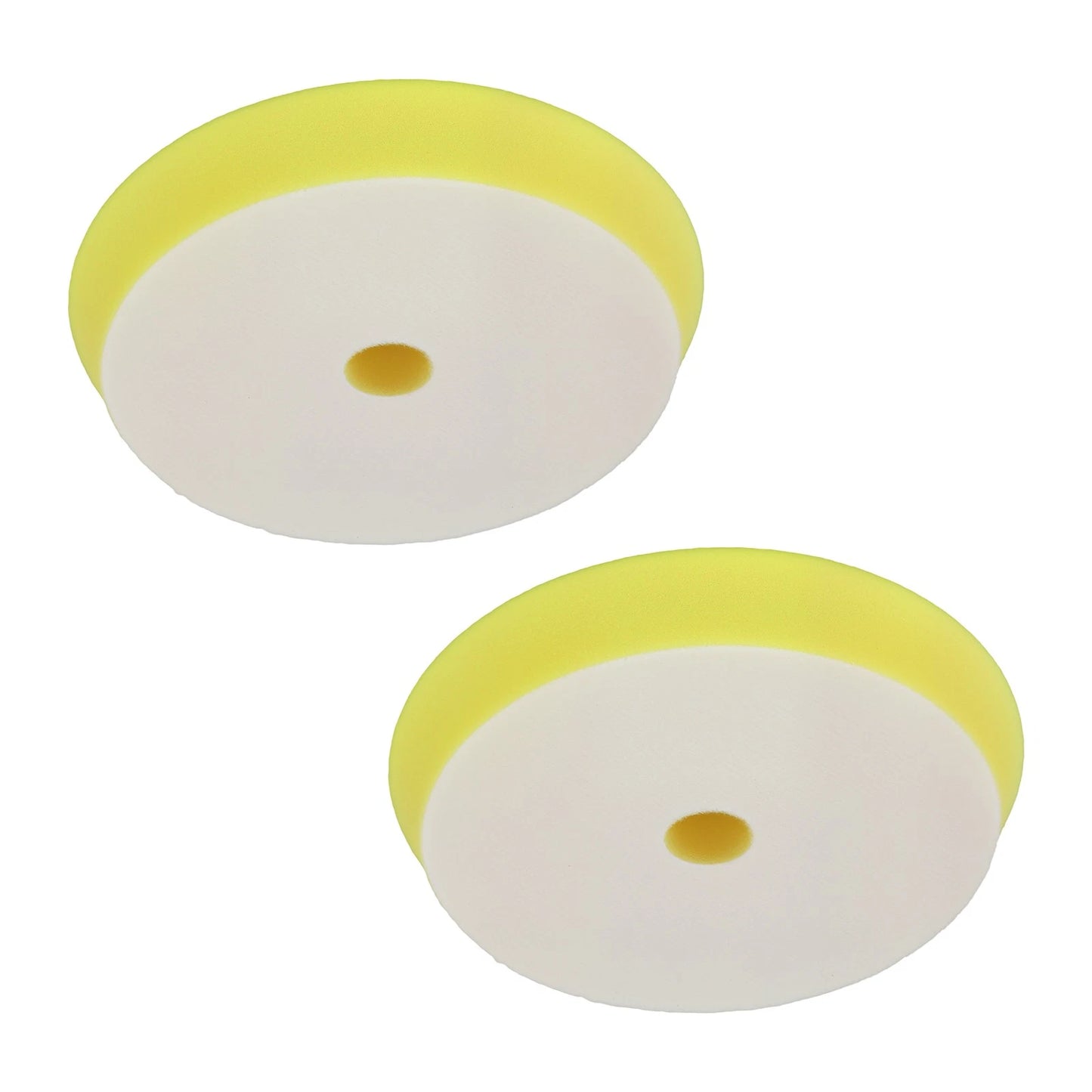 2x 6" Yellow Foam Car Buffing Sponge Pads for 5" Backing Plate (2024–2024)