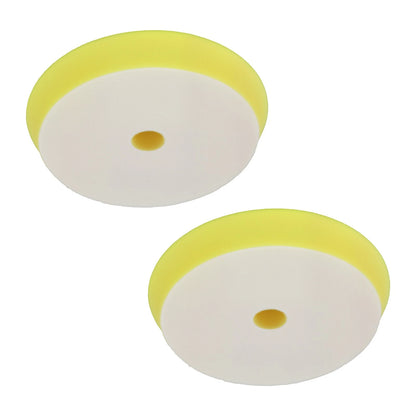 2x 6" Yellow Foam Car Buffing Sponge Pads for 5" Backing Plate (2024–2024)