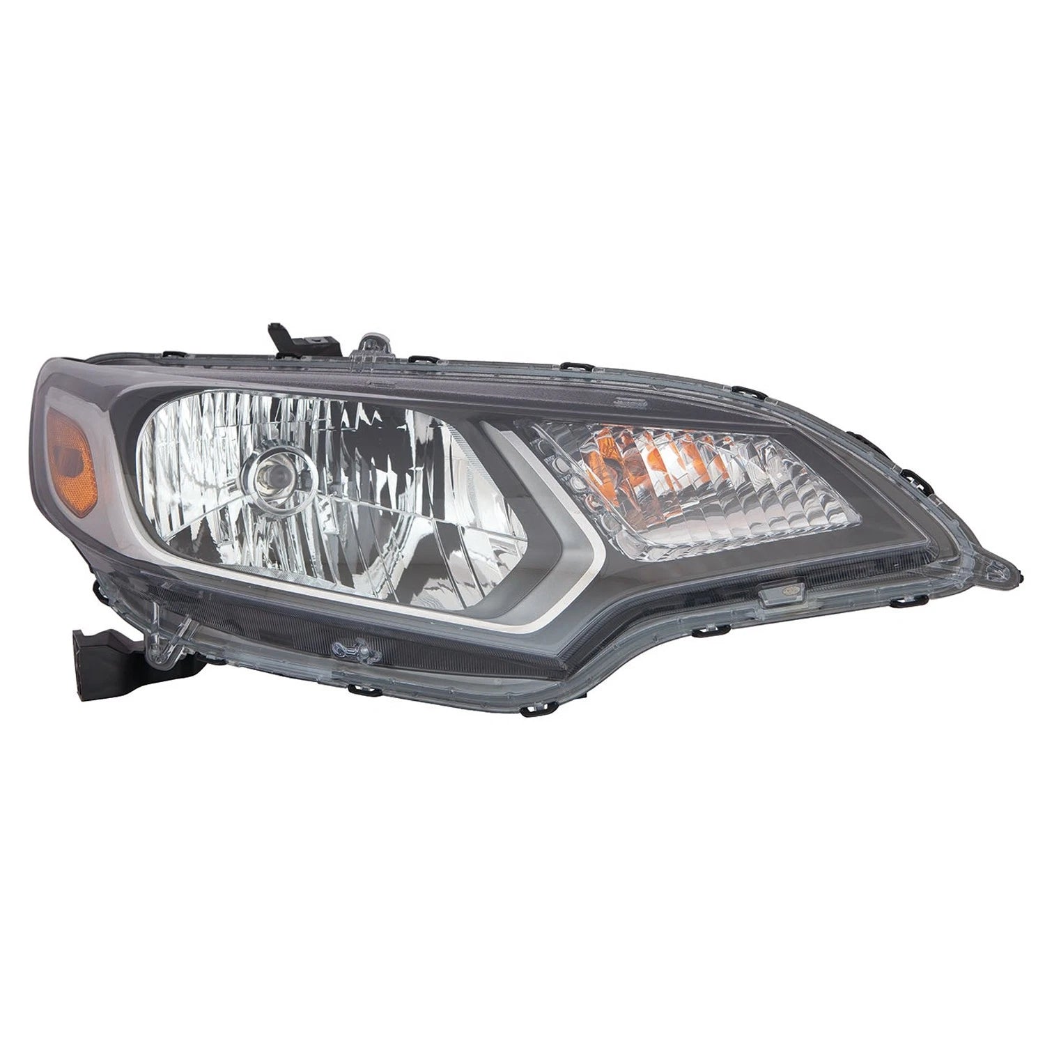 Replacement Driver Side Halogen Headlight Assembly For 2015-2017 Honda Fit