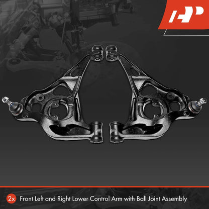 2X Front Lower Control Arm with Ball Joint for Chevy Express 2500 (2003–2023)