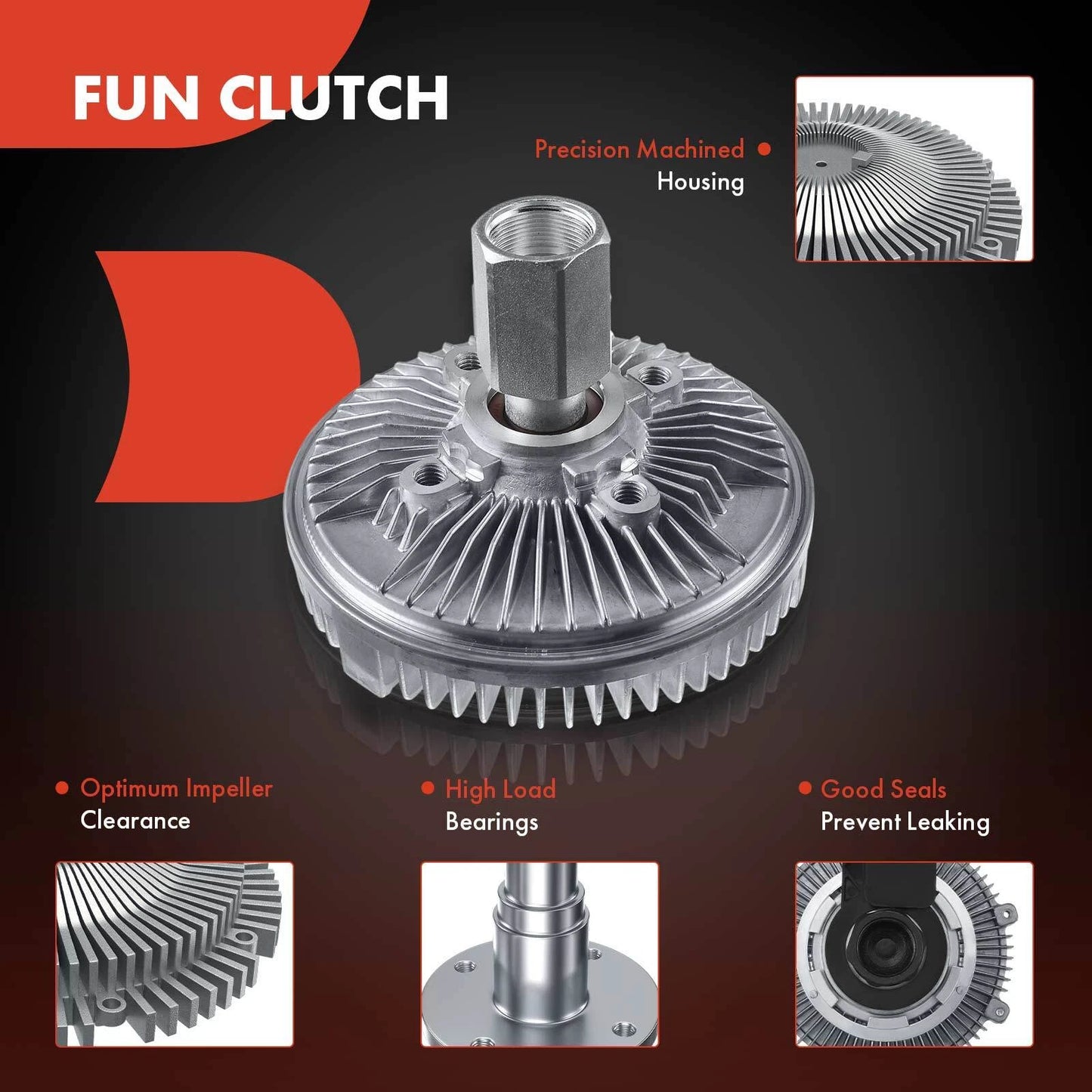 Cooling Fan Clutch for Chevy Colorado GMC Canyon (2004–2012)