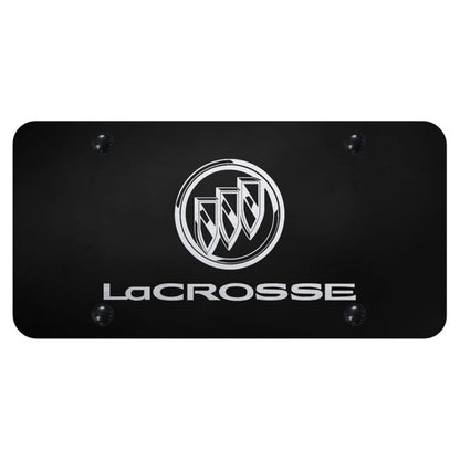 Name & Logo on Black License Plate - Officially Licensed for Buick LaCrosse
